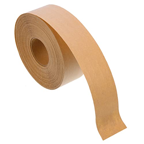 Homoyoyo 1Rolle Kraftpapier Klebeband Hochviskos und Beschreibbar für DIY Projekte und Kartonversiegelung für Versand und Braunes Verpackungsband von Homoyoyo