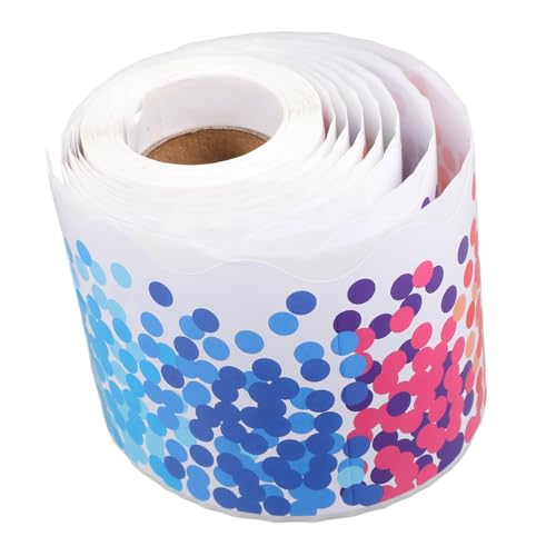 Homoyoyo 1Rolle Kunterbunte Selbstklebende Wandborder Aufkleber Für Schuldekoration Pinnwand Und Klassenraumdekorationen Für Kreative Lernumgebungen Homoyoyo 1Rolle Kunterbunte Selbstklebende Wandborder Aufkleber Für Schuldekoration Pinnwand Und Klassenraumdekorationen Für Kreative Lernumgebungen von Homoyoyo