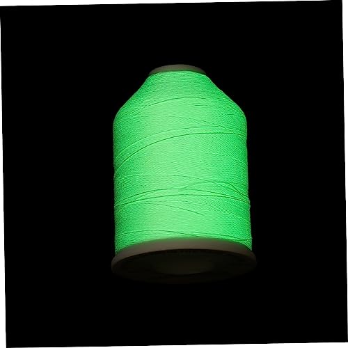 Homoyoyo 1Rolle Nachtleuchtendes Stickgarn Strapazierfähiges Nähfaden für Handarbeit DIY Stickprojekte Leuchtende Farben für Anwendungen von Homoyoyo