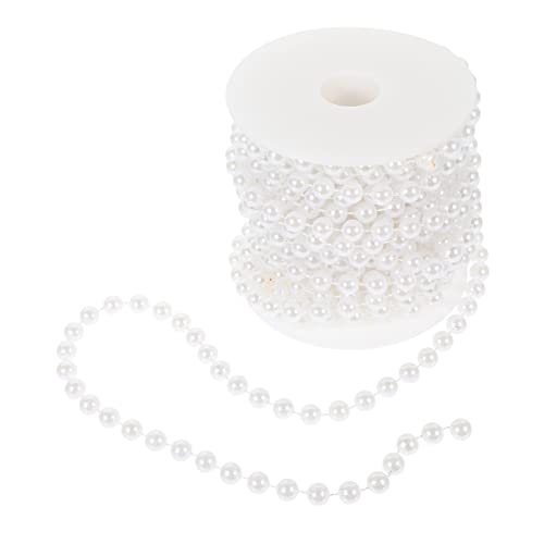 Homoyoyo 1Rolle Perlenkette Baumwollschnur Lange Dekorative Perlenschnur für Hochzeiten Partys und DIY Projekte für Vorhänge und Bastelideen von Homoyoyo