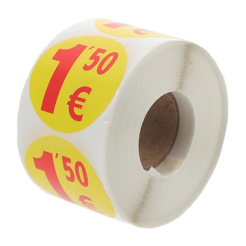 Homoyoyo 1Rolle Selbstklebende Preisetiketten Aus Preisschilder Für Kleine Unternehmen Für Einzelhandelsanwendungen Preisaufkleber Für Effiziente Homoyoyo 1Rolle Selbstklebende Preisetiketten Aus Preisschilder Für Kleine Unternehmen Für Einzelhandelsanwendungen Preisaufkleber Für Effiziente von Homoyoyo