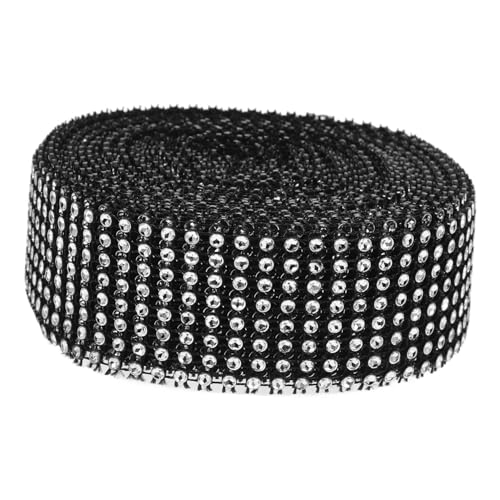 Homoyoyo 1Rolle Selbstklebendes Strassband Reihig Glänzende Strassrolle für DIY Bastelprojekte Vielseitig Einsetzbar zur Dekoration von Geschenkboxen Handyhüllen und Mehr von Homoyoyo