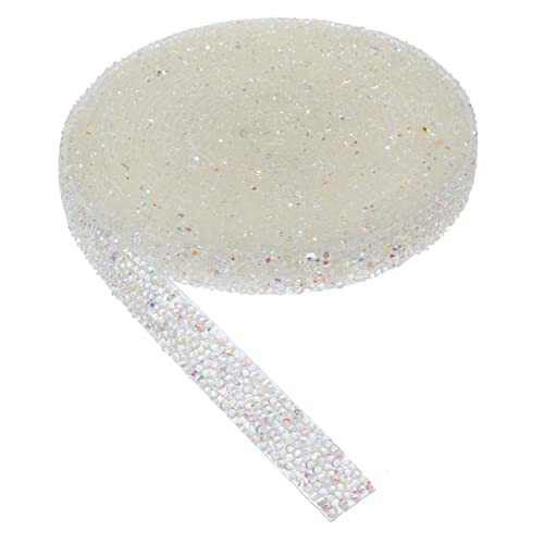 Homoyoyo 1Rolle Selbstklebendes Strassband Yards Glitzerndes Dekorationsband für DIY Handwerk Kleidung Taschen Schuhe Hochwertige Kristallverzierung Einfach Homoyoyo 1Rolle Selbstklebendes Strassband Yards Glitzerndes Dekorationsband für DIY Handwerk Kleidung Taschen Schuhe Hochwertige Kristallverzierung Einfach von Homoyoyo