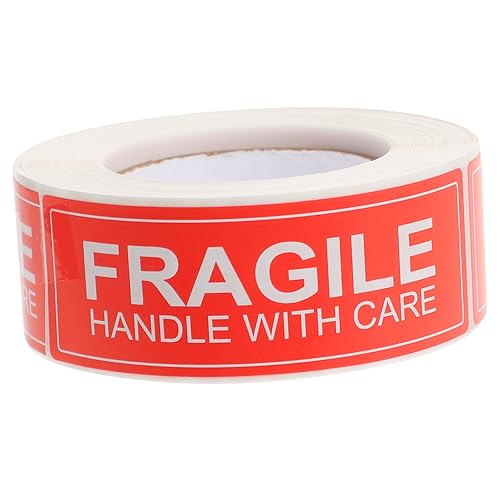 Homoyoyo 1Rolle Versandaufkleber Fragile Haftaufkleber Für Sichere Leicht Für Kartons Warnhinweis Handle With Care Homoyoyo 1Rolle Versandaufkleber Fragile Haftaufkleber Für Sichere Leicht Für Kartons Warnhinweis Handle With Care von Homoyoyo