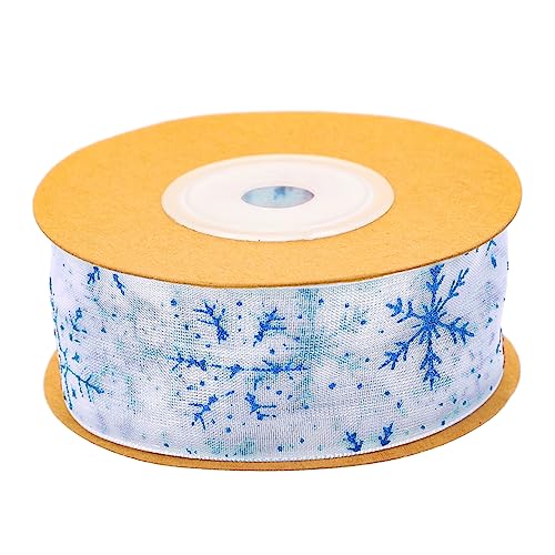 Homoyoyo 1Rolle Weihnachtsband Mit Muster Dekoratives Geschenkband Für Weihnachten Für DIY Und Verpackungen Festliche Dekoration Homoyoyo 1Rolle Weihnachtsband Mit Muster Dekoratives Geschenkband Für Weihnachten Für DIY Und Verpackungen Festliche Dekoration von Homoyoyo