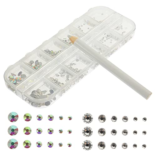 Homoyoyo 1Satz Bling Strasssteine für Nageldesign Runde Glassteine Dotted Pen DIY Nail Art Dekoration für Glamouröse Maniküre zu Hause für Nagelstudios und DIY Projekte Homoyoyo 1Satz Bling Strasssteine für Nageldesign Runde Glassteine Dotted Pen DIY Nail Art Dekoration für Glamouröse Maniküre zu Hause für Nagelstudios und DIY Projekte von Homoyoyo