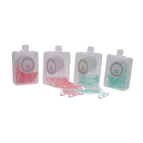 Homoyoyo 1Satz Büroklammern Kreative Boot Papierclips Bunten Farben für Büro Schule und Zuhause Starke Haftung ohne Beschädigung Unterlagen von Homoyoyo