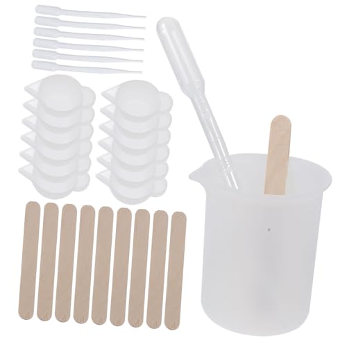 Homoyoyo 1Satz DIY Epoxidharz Werkzeugset Teiliges Mischwerkzeug für Schmuckherstellung Messbecher Pipetten für Heimwerker und Bastelprojekte Homoyoyo 1Satz DIY Epoxidharz Werkzeugset Teiliges Mischwerkzeug für Schmuckherstellung Messbecher Pipetten für Heimwerker und Bastelprojekte von Homoyoyo