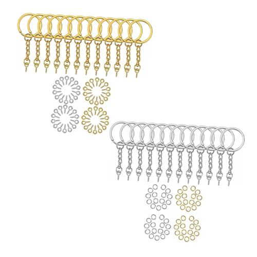 Homoyoyo 1Satz DIY Schlüsselanhänger Metall Schlüsselringe DIY Kreisringe für Bastelprojekte Rostfreies Eisenmaterial Einfach zu Handhaben für Schmuckherstellung Homoyoyo 1Satz DIY Schlüsselanhänger Metall Schlüsselringe DIY Kreisringe für Bastelprojekte Rostfreies Eisenmaterial Einfach zu Handhaben für Schmuckherstellung von Homoyoyo
