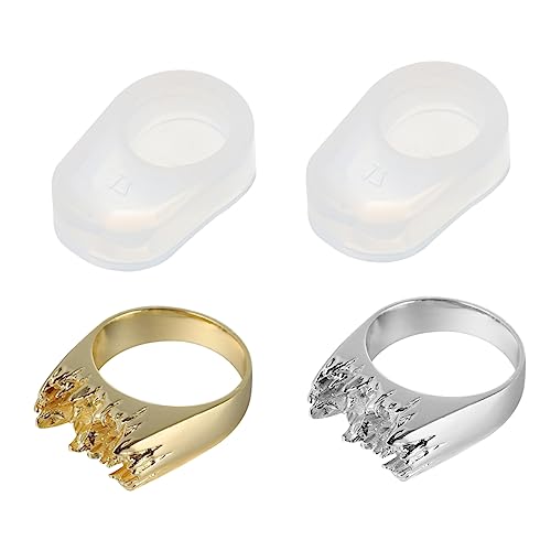 Homoyoyo 1Satz DIY Silikonform für Epoxidharz Ringe Schmuckherstellung Langlebig und Sicher für Designs Silber Homoyoyo 1Satz DIY Silikonform für Epoxidharz Ringe Schmuckherstellung Langlebig und Sicher für Designs Silber von Homoyoyo