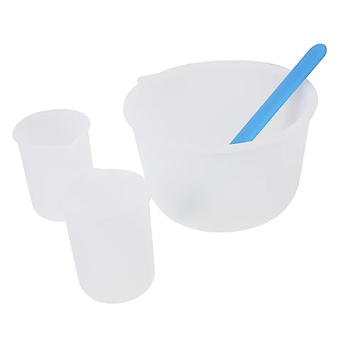 Homoyoyo 1Satz Epoxidharz Mischbecher Messbecher für DIY Langlebige Rührstäbchen für Anfänger und Profis Praktisch für Kristall Epoxidhandwerk von Homoyoyo