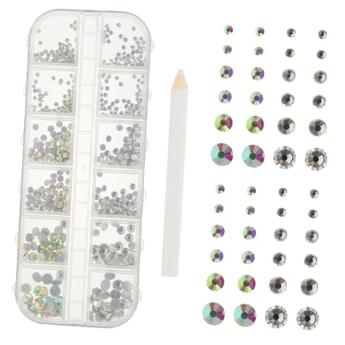 Homoyoyo 1Satz Flatback Nagelstrasssteine mit Pickup Bleistift für Kreative Nagelkunst und DIY Dekoration für Gelnägel und Nagelkunstprojekte Homoyoyo 1Satz Flatback Nagelstrasssteine mit Pickup Bleistift für Kreative Nagelkunst und DIY Dekoration für Gelnägel und Nagelkunstprojekte von Homoyoyo