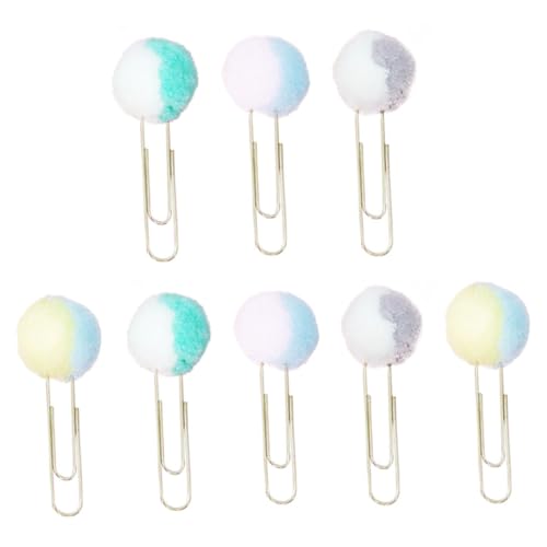 Homoyoyo 1Satz Gefärbte Plüschball Papierklammern Musterklammern für Scrapbooking Bürobedarf und Kreative Projekte Langlebig und Büroklammern Homoyoyo 1Satz Gefärbte Plüschball Papierklammern Musterklammern für Scrapbooking Bürobedarf und Kreative Projekte Langlebig und Büroklammern von Homoyoyo