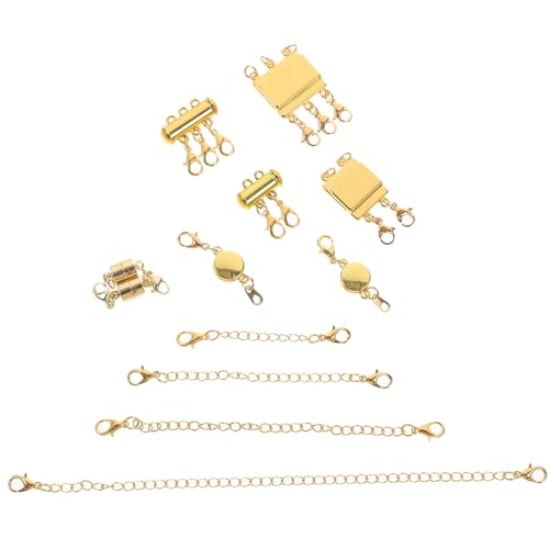 Homoyoyo 1Satz Halskette Verschlüsse Set Reihige Und Reihige Schmuckverschlüsse Für Halsketten Und Armbänder Vielseitig Einsetzbar Für DIY Schmuckherstellung Homoyoyo 1Satz Halskette Verschlüsse Set Reihige Und Reihige Schmuckverschlüsse Für Halsketten Und Armbänder Vielseitig Einsetzbar Für DIY Schmuckherstellung von Homoyoyo