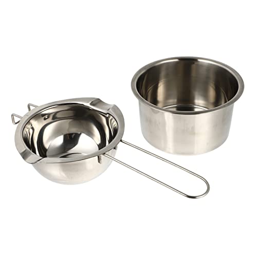 Homoyoyo 1Satz Handgemachter Seifenschmelztopf Doppelwandiger Schmelztiegel für DIY Seifenherstellung mit Hitzebeständigem Griff und Sicherheitsdesign für Zuhause von Homoyoyo