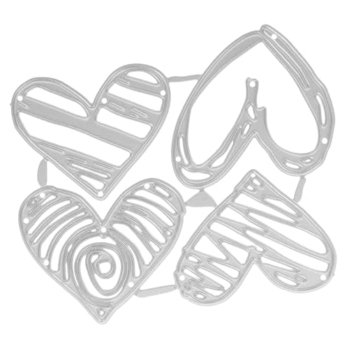 Homoyoyo 1Satz Herz Metall Stanzschablonen Für Scrapbooking Und Kartenherstellung Teiliges Präzisen Stanzformen Für DIY Fotorahmen Und Bastelprojekte Homoyoyo 1Satz Herz Metall Stanzschablonen Für Scrapbooking Und Kartenherstellung Teiliges Präzisen Stanzformen Für DIY Fotorahmen Und Bastelprojekte von Homoyoyo
