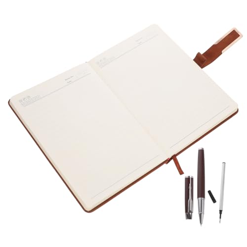 Homoyoyo 1Satz Notizbuch Set Retro Notizblock mit Praktischem Klappverschluss für Reisen und Tägliche Notizen Langlebig und Stylisch Büro von Homoyoyo