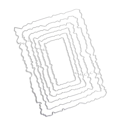 Homoyoyo 1Satz Rechteckige DIY Schneidwerkzeuge Prägeschablonen Für Scrapbooking Und Bastelprojekte Stanzformen Für Karten Und Dekorationen Homoyoyo 1Satz Rechteckige DIY Schneidwerkzeuge Prägeschablonen Für Scrapbooking Und Bastelprojekte Stanzformen Für Karten Und Dekorationen von Homoyoyo