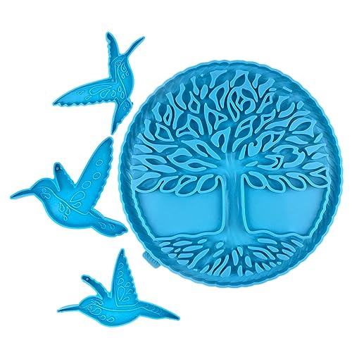 Homoyoyo 1Satz Silikonform für Wandkunst DIY Hummingbird Dekoration Silikonform für Wandverzierungen Gießform für Epoxidharz und Bastelprojekte Langlebig von Homoyoyo