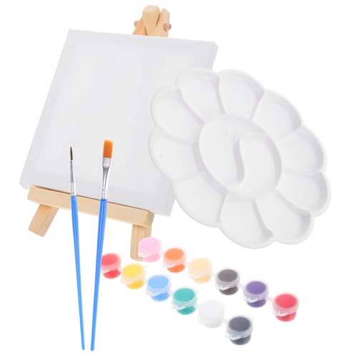 Homoyoyo 1Satz Staffelei Holz Teiliges Set für Acrylmalerei Verstellbar für DIY und Ausstellung Stabiler Ausstellungsständer für Zuhause und Büro Leicht und Tragbar von Homoyoyo