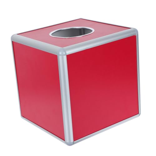 Homoyoyo 1Stück Aluminium Lotteriebox Für Fundraising Herzform Leere Aufbewahrungsbox Für Werbe Lotteriekugeln Zufällige Öffnungsfarbe Lotteriebehälter Für Jahrestagungen von Homoyoyo