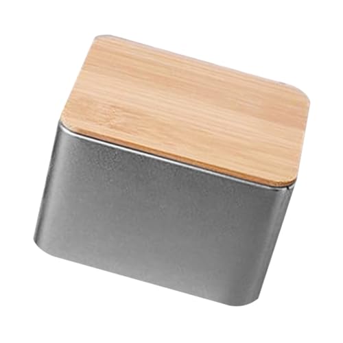 Homoyoyo 1Stück Blechaufbewahrungsbox mit Bambusdeckel für Snacks Süßigkeiten und Kleine Gegenstände Dekorative und Praktische Lösung für Ihre oder Homoyoyo 1Stück Blechaufbewahrungsbox mit Bambusdeckel für Snacks Süßigkeiten und Kleine Gegenstände Dekorative und Praktische Lösung für Ihre oder von Homoyoyo