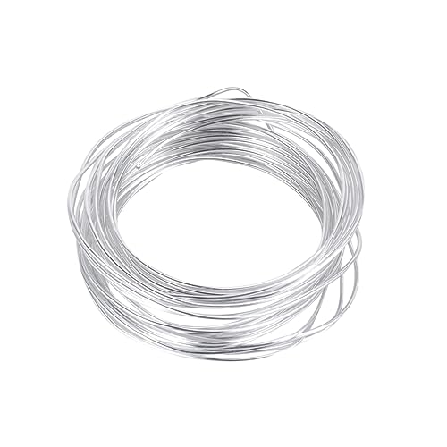 Homoyoyo 1Stück DIY Aluminiumdraht Flexibler Metall Draht für Puppen Skelette Blumenarrangements und Modellbau Langlebig und Rostfrei Silberner Basteldraht für Projekte Homoyoyo 1Stück DIY Aluminiumdraht Flexibler Metall Draht für Puppen Skelette Blumenarrangements und Modellbau Langlebig und Rostfrei Silberner Basteldraht für Projekte von Homoyoyo