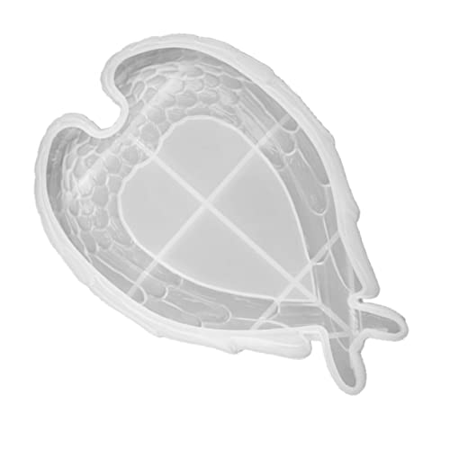 Homoyoyo 1Stück Wings Tray Silikonform für Epoxidharz Herzförmige DIY Form für Aufbewahrung Dekoration und Flexible und Transparente Gießform für Kunsthandwerk von Homoyoyo