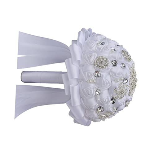Homoyoyo 1stk Pe-Rosen-Braut-Holding- Hochzeitsblumen Für Die Braut Blumensträuße Für Bräute Künstliche Hochzeit Strauß Braut Perle Weiß Gefälschter Blumenstrauß Brautjungfer Homoyoyo 1stk Pe-Rosen-Braut-Holding- Hochzeitsblumen Für Die Braut Blumensträuße Für Bräute Künstliche Hochzeit Strauß Braut Perle Weiß Gefälschter Blumenstrauß Brautjungfer von Homoyoyo