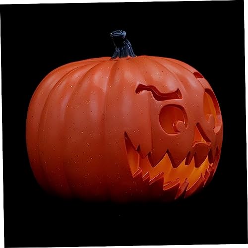 Homoyoyo 1stück Halloween Kürbis Licht Deko Festivallicht Für Herbstdekoration Batteriefrei Für Halloween-feiern Und Stimmungsvolle von Homoyoyo