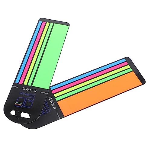 Homoyoyo 2 Boxen Lernzubehör Selbstklebende Lesemarkierungen Buchseite Lesestreifenhilfe Farbige Aufkleber Bunt Seitenreiter Fluoreszenz-seitenmarkierung Buchzubehör Pads Klein Das Haustier von Homoyoyo
