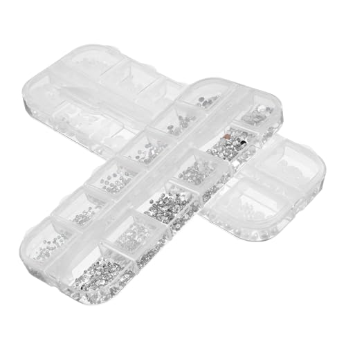 Homoyoyo 2 Boxen Nail Charms Set Teiliges Set mit Perlen und Strass für Kreative Nageldesigns Maniküre Dekoration für und Mädchen Langlebig und Ansprechend für DIY Nagelkunst Homoyoyo 2 Boxen Nail Charms Set Teiliges Set mit Perlen und Strass für Kreative Nageldesigns Maniküre Dekoration für und Mädchen Langlebig und Ansprechend für DIY Nagelkunst von Homoyoyo