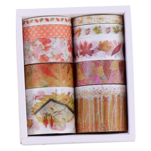 Homoyoyo 2 Kartons Washi Tape Dekoratives Klebeband für Scrapbooking DIY Basteln Notizbuch Aufkleber Originelles Design Langlebig und Einfach Zuschneidbar von Homoyoyo