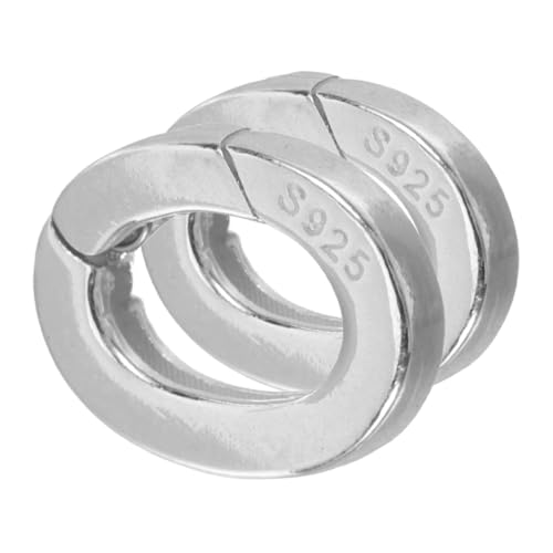 Homoyoyo 2 Ovale Schmuckverschlüsse Halskettenverkürzer – Federverschlussringe Verbinder Karabiner Für Die Herstellung Von Armbändern Und Fußkettchen Homoyoyo 2 Ovale Schmuckverschlüsse Halskettenverkürzer – Federverschlussringe Verbinder Karabiner Für Die Herstellung Von Armbändern Und Fußkettchen von Homoyoyo