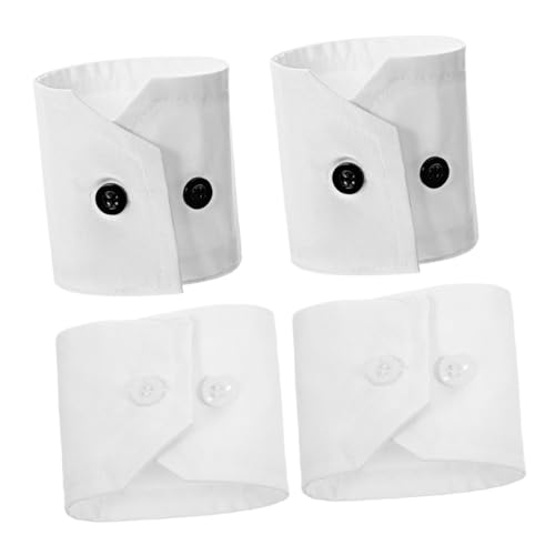 Homoyoyo 2 Paar Dekorative Manschetten Accessoires Für Hemdmanschetten Abnehmbare Fake-hülle Clown-manschetten Am Handgelenk Handgelenkmanschette Abnehmbare Manschetten Stoff Weiß Homoyoyo 2 Paar Dekorative Manschetten Accessoires Für Hemdmanschetten Abnehmbare Fake-hülle Clown-manschetten Am Handgelenk Handgelenkmanschette Abnehmbare Manschetten Stoff Weiß von Homoyoyo