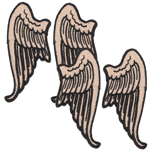 Homoyoyo 2 Paare Flügel Aufnäher PU Leder Stickerei Patch für Jacken Rucksäcke Hüte DIY Kleidung Reparatur Flicken Stil Zubehör Homoyoyo 2 Paare Flügel Aufnäher PU Leder Stickerei Patch für Jacken Rucksäcke Hüte DIY Kleidung Reparatur Flicken Stil Zubehör von Homoyoyo