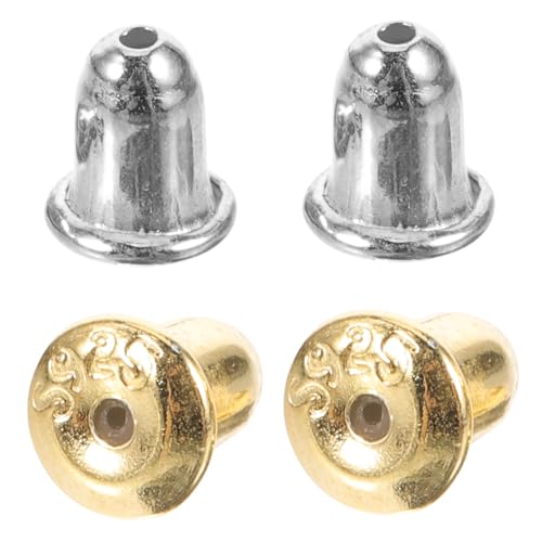 Homoyoyo 2 Paare Ohrstecker Verschluss Silber Hypoallergene Ohrring Stopper Langlebige Schutzverschlüsse für DIY Schmuckherstellung Praktische Ohrstecker Backings Vielseitig Einsetzbar Homoyoyo 2 Paare Ohrstecker Verschluss Silber Hypoallergene Ohrring Stopper Langlebige Schutzverschlüsse für DIY Schmuckherstellung Praktische Ohrstecker Backings Vielseitig Einsetzbar von Homoyoyo