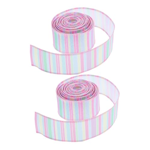 Homoyoyo 2 Rollen Dekorationsband mit Drahtkante Dekoratives Satin Geschenkband für Festtagsverpackung Einfach zu Binden Vielseitig für Basteln und Blumenarrangements Homoyoyo 2 Rollen Dekorationsband mit Drahtkante Dekoratives Satin Geschenkband für Festtagsverpackung Einfach zu Binden Vielseitig für Basteln und Blumenarrangements von Homoyoyo