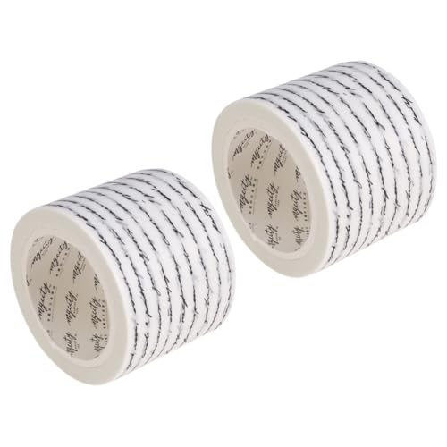 Homoyoyo 2 Rollen Dekoratives Klebeband Scrapbook Washi Tape Selbstklebend Vielseitig für DIY Handwerk Journal Notizbuch Homoyoyo 2 Rollen Dekoratives Klebeband Scrapbook Washi Tape Selbstklebend Vielseitig für DIY Handwerk Journal Notizbuch von Homoyoyo