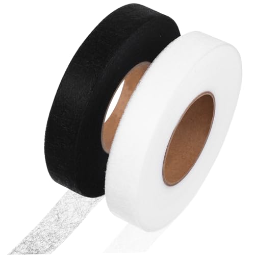 Homoyoyo 2 Rollen Doppelseitiges Bügelband zum Aufbügeln Saumband für Vorhänge und Hosen in Schwarz und Weiß Selbstklebendes Robustes Textilfixierband ohne Nähen für DIY Nähreparaturen Homoyoyo 2 Rollen Doppelseitiges Bügelband zum Aufbügeln Saumband für Vorhänge und Hosen in Schwarz und Weiß Selbstklebendes Robustes Textilfixierband ohne Nähen für DIY Nähreparaturen von Homoyoyo