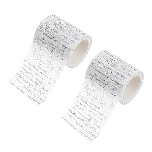 Homoyoyo 2 Rollen Gothic Washi Tape Vintage Japan Papier Klebeband für DIY Tagebuch Scrapbooking Dekoratives Masking Tape Handabreißbar ohne Kleberückstände von Homoyoyo