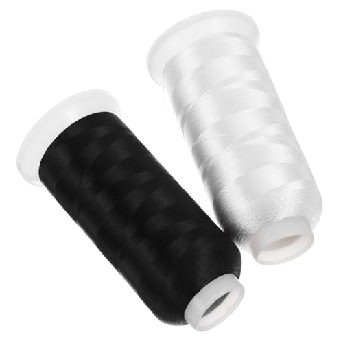 Homoyoyo 2 Rollen Hochgeschwindigkeits Nähgarn für Quilting und Diy Projekte Langlebige Garne für Nähmaschinen und Vielseitige Anwendungen von Homoyoyo