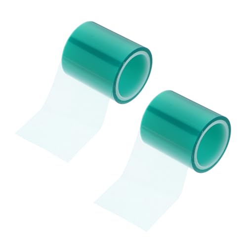Homoyoyo 2 Rollen Hochtemperaturbeständiges DIY Epoxidharz Klebeband Transparentes Rückstandfreies Tape für Kreative Bastelprojekte für Schmuckherstellung und Harzformen von Homoyoyo