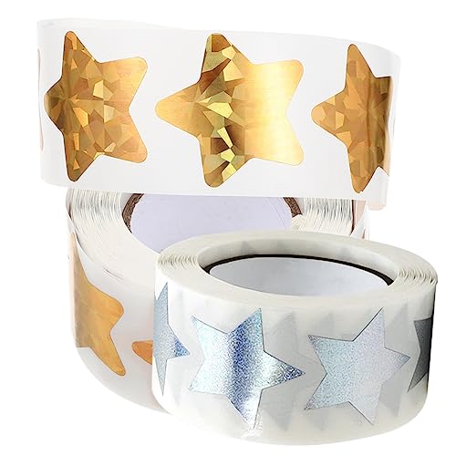 Homoyoyo 2 Rollen Hochwertige Hochzeitseinladungsaufkleber Selbstklebende Etiketten für Verpackungen Geschenktüten und Dekorationen mit Valentinsthema Sticker Rolle von Homoyoyo