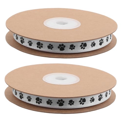 Homoyoyo 2 Rollen Hundepfotenband Geschenkverpackung Mit Tierpflege Schwarz Weißes Druckband Für Partygeschenke Mit Tiermotiven Dekoration Feiertags DIY Zubehör Homoyoyo 2 Rollen Hundepfotenband Geschenkverpackung Mit Tierpflege Schwarz Weißes Druckband Für Partygeschenke Mit Tiermotiven Dekoration Feiertags DIY Zubehör von Homoyoyo