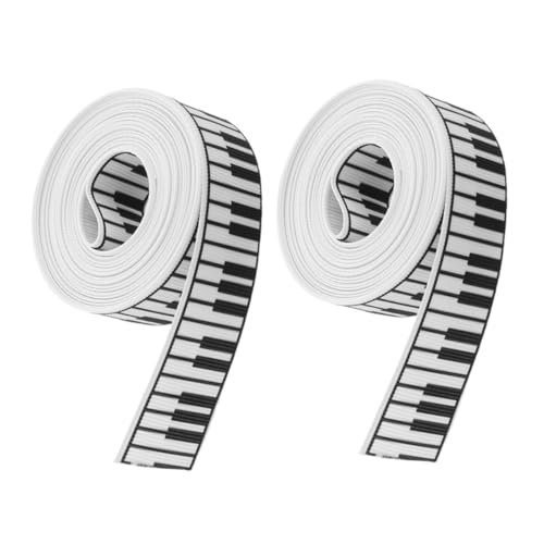 Homoyoyo 2 Rollen Musikhandwerksband breites Band Geburtstagsband Wickelband Bänder zum Basteln Geschenkband Themenpartydekoration Partydekorationen Bauernband Polyester Homoyoyo 2 Rollen Musikhandwerksband breites Band Geburtstagsband Wickelband Bänder zum Basteln Geschenkband Themenpartydekoration Partydekorationen Bauernband Polyester von Homoyoyo