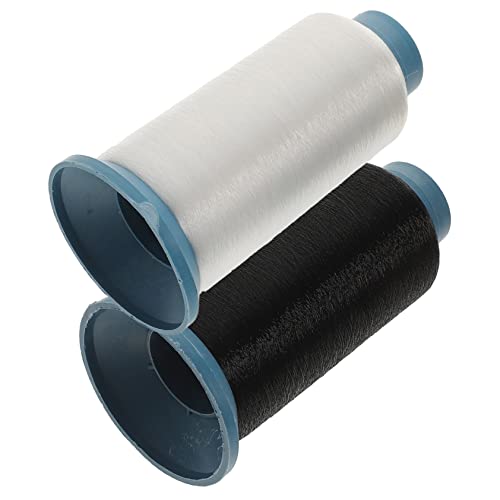 Homoyoyo 2 Rollen Nylon Nähfaden für Nähmaschine Hochfeste Flexible Nähgarne für Handnähprojekte und Kleidung für DIY und Professionelle Anwendungen von Homoyoyo