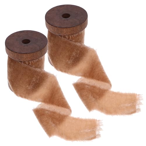 Homoyoyo 2 Rollen Polyester Geschenkband zum Verpacken Robustes Schleifenband für Geschenkverpackungen Dekoration und Bastelarbeiten pro Farbenfrohes Vielseitiges Zierband Homoyoyo 2 Rollen Polyester Geschenkband zum Verpacken Robustes Schleifenband für Geschenkverpackungen Dekoration und Bastelarbeiten pro Farbenfrohes Vielseitiges Zierband von Homoyoyo