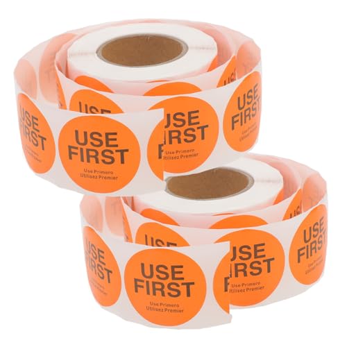 Homoyoyo 2 Rollen Use First Aufkleber Etiketten pro Vorratskontrolle Lebensmittelkennzeichnung Restaurant Küche Farblich Auffällig zur Lebensmittelrotation und Abfallvermeidung Homoyoyo 2 Rollen Use First Aufkleber Etiketten pro Vorratskontrolle Lebensmittelkennzeichnung Restaurant Küche Farblich Auffällig zur Lebensmittelrotation und Abfallvermeidung von Homoyoyo