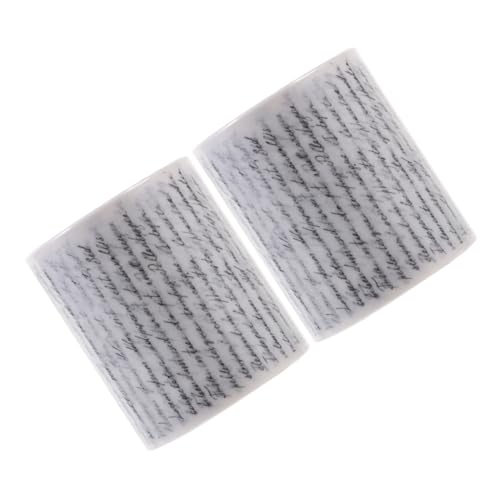 Homoyoyo 2 Rollen Vintage Washi Tape Dekoratives Scrapbooking Klebeband für DIY Projekte Leicht Abreißbar für Journals und Bastelarbeiten von Homoyoyo
